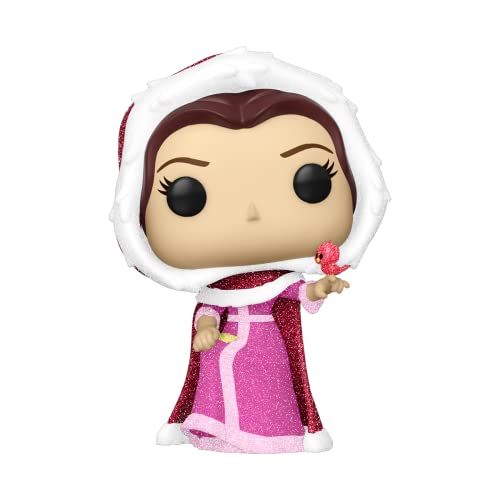 Funko Pop! Disney: Beauty and The Beast - Winter Belle, Diamond Glitter, Amazon Exclusive