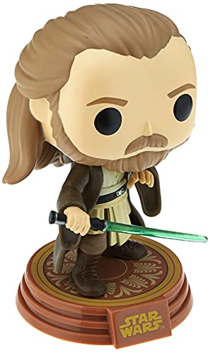 POP Funko Star Wars: Adventures Across The Galaxy - Qui-Gon Jinn (Tatooine), Amazon Exclusive Vinyl Collectible Figure, Multicolor (55561)
