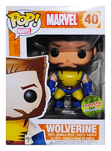 Funko Pop Heroes Vinyl Exclusive Bobble Head Unmasked Wolverine