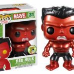 Funko Pop! SDCC 2013 Exclusive - Vinyl Bobble Figure - RED Hulk (Metallic - 4.5 inch) Funko Pop! SDCC 2013 Exclusive - Vinyl Bobble Figure - RED Hulk (Metallic - 4.5 inch)