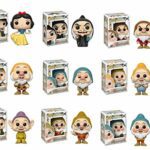Funko Pop Disney Snow White Collectors Set - Dopey, Bashful, Sneezy, Sleepy, Happy, Grumpy, Doc, Snow White, Witch (Bundle of 9 Toy Vinyl Figures)