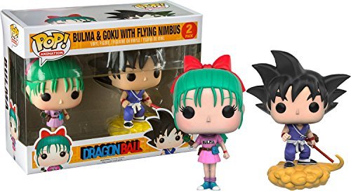 Dragon Ball Pop! Vinyl 2 Pack - Bulma and Goku with Flying Nimbus