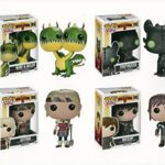 How to Train Your Dragons 4pc Pop Figure Set – Hiccup – Astrid – Barf & Belch & Toothless Bundle