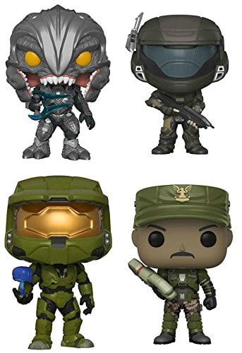 Funko Pop! Halo: Series 1 Collectible Vinyl Figures, 3.75" (Set of 4)