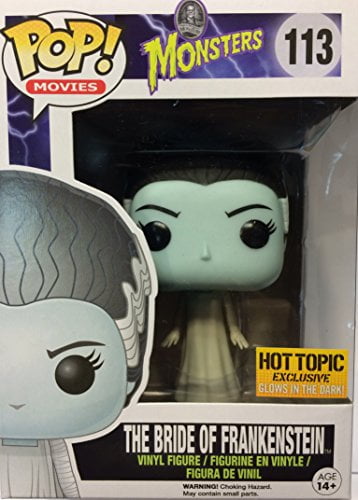 Funko Universal Monsters POP! Movies Vinyl Figure #113 The Bride of Frankenstein [Glow in the Dark]