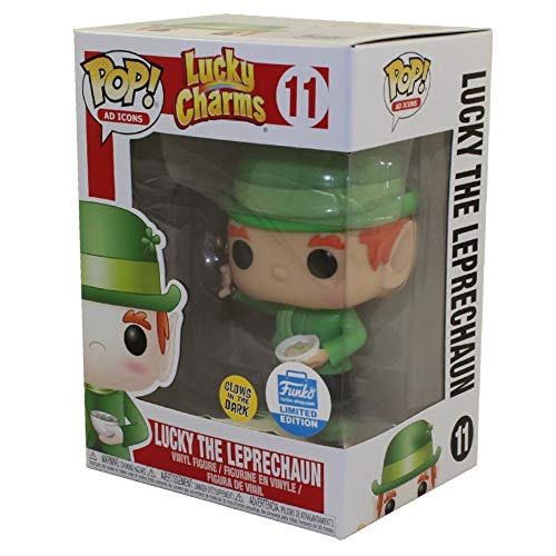 Funko Pop Ad Icons Lucky Charms Glow in the Dark Luck the Leprechaun Limited Edition Vinyl Figure