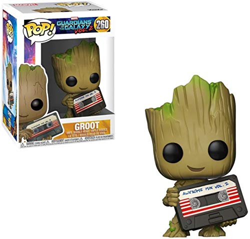 Funko Marvel Collector Corps Exclusive Guardians Of The Galaxy Vol.2-Groot with Mix Tape