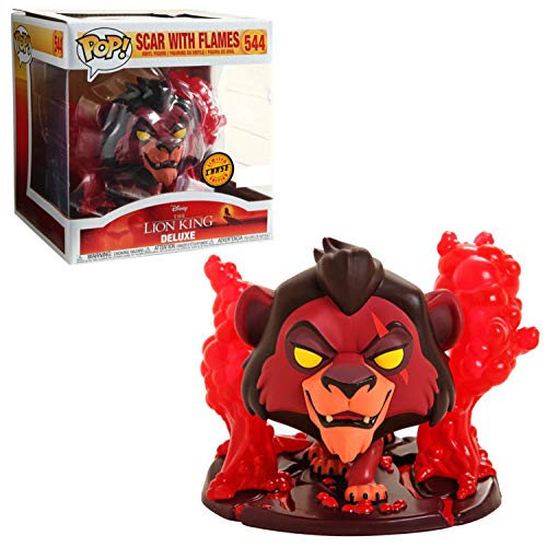 Funko Pop! The Lion King Deluxe: Scar with Flames Chase Exclusive Vinyl Figure #544