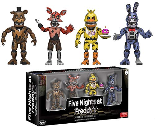 Funko Five Nights at Freddy's 2" Nightmare Edition Vinyl Figure Four Pack