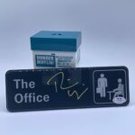 The Office Rainn Wilson Autographed (Dwight Schrute) 3" X 9" Sign, PSA Witness Certified