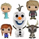 Funko Disney Frozen Pop Vinyl Figure Bundle Set Elsa, Anna, Olaf, Kristoff, Sven