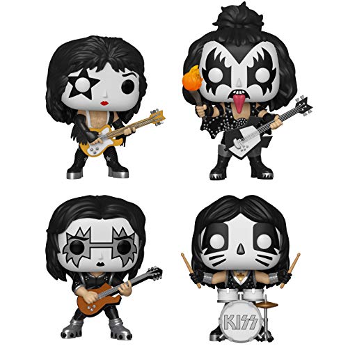 Funko Rocks: Pop! Kiss Collectors Set - Starchild, The Demon, Spaceman, Catman