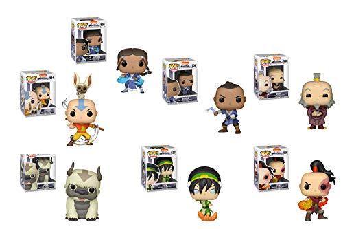 Funko Pop!: Bundle of 7: Avatar - Zuko, Iroh with Tea, Aang with Momo, Katara, Sokka, Appa and Toph