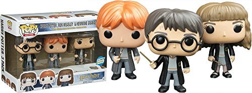 Funko POP! Harry Potter Ron Weasley Hermione Granger 3 Pack Special