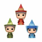 Funko Pop! Disney: Sleeping Beauty - Flora, Fauna, & Merryweather Fairy Godmother Vinyl Figure 3 Pack, Spring Convention Amazon Exclusive Funko Pop! Disney: Sleeping Beauty - Flora, Fauna, & Merryweather Fairy Godmother Vinyl Figure 3 Pack, Spring Convention Amazon Exclusive
