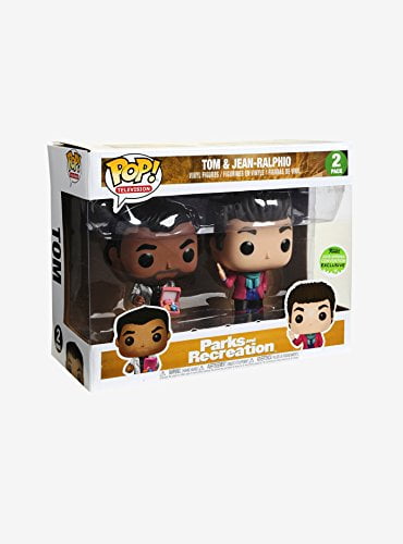 Funko Pop! Television: Parks And Recreations Tom & Jean-Ralphio Vinyl Figure Set 2018 ECCC Spring Convention Exclusive