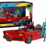 SDCC 2017 Exclusive Red Batmobile with Green Batman Figure LE 1500 SDCC 2017 Exclusive Red Batmobile with Green Batman Figure LE 1500