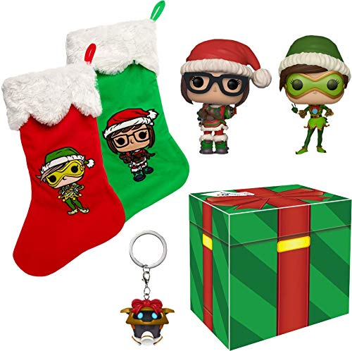 Funko Overwatch Pop! Exclusive Christmas Collector Box [Exclusive Mei & Tracer Christmas Skin Pops]