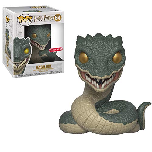Funko Basilisk (Target Exclusive): Harry Potter x Deluxe POP! Vinyl Figure + 1 Official Harry Potter Trading Card Bundle [#064 / 31257]