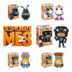 Pop! Movies: Despicable Me 3 Kyly, Fluffy, Spy Gru,Dave and Jerry! Vinyl Figures Set of 5 Pop! Movies: Despicable Me 3 Kyly, Fluffy, Spy Gru,Dave and Jerry! Vinyl Figures Set of 5