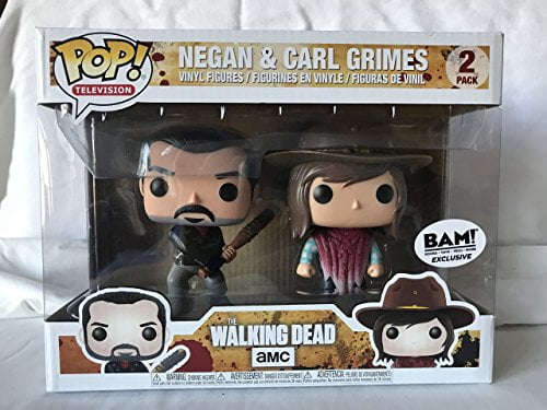 The Walking Dead Pop! Vinyl 2 Pack - Negan and Carl Grimes Funko