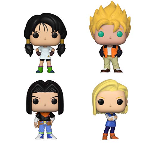 Funko Animation: Pop! Dragon Ball Z Series 5 Collectors Set - Videl, Goku(Casual), Android 17, Android 18