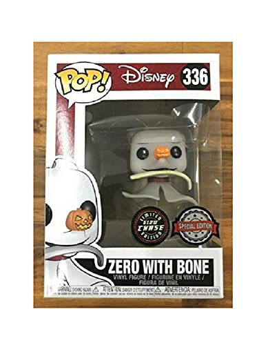 Funko Pop! Nightmare Before Christmas Disney Zero with Bone GITD Glow in The Dark Chase Special Edition