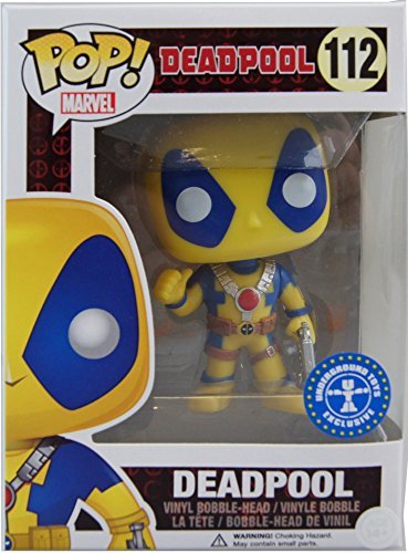 Funko Marvel Deadpool Pop Vinyl Yellow and Blue Suit Exclusive