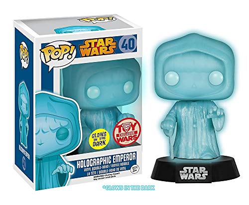 Funko - Figurine - Star Wars - Holographic Emperor Glows in the Dark Exclusive Pop 10cm - 0849803054823