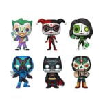 Funko Pop! Halloween - Dia De Los DC Set of 6: Bane, Batman, Blue Beetle, Green Lantern (Jessica), Harley Quinn and Joker Funko Pop! Halloween - Dia De Los DC Set of 6: Bane, Batman, Blue Beetle, Green Lantern (Jessica), Harley Quinn and Joker