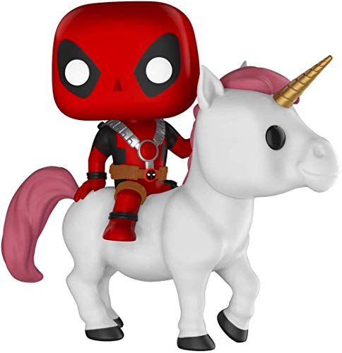 Funko Pop! Marvel Collectores Crops - Deadpool On Unicorn - Pop! Rides #36
