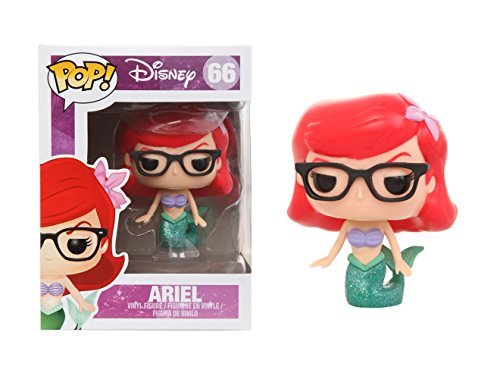 Disney Funko Pop! The Little Mermaid EXCLUSIVE Nerd Ariel Vinyl Figure RARE ~ Series 66