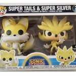Funko Pop! Sonic The Hedgehog Super Silver and Super Tails 2 Pack 2020 Summer Convention Exclusive Funko Pop! Sonic The Hedgehog Super Silver and Super Tails 2 Pack 2020 Summer Convention Exclusive