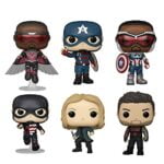Funko Pop! The Falcon and The Winter Soldier Set of 6: Falcon Flying, John F Walker, Captain America, US Agent, Sharon Carter and Winter Soldier (Zone 73)
