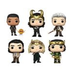 Funko Pop! The Loki Set of 6 - Kid Loki, President Loki, Sylvie, Ravonna Renslayer w/Minutes, Loki and Mobius Funko Pop! The Loki Set of 6 - Kid Loki, President Loki, Sylvie, Ravonna Renslayer w/Minutes, Loki and Mobius