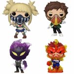 Funko Pop! Animation Bundle of 4: My Hero Academia (MHA) - Kurogiri, Endeavor, Himiko Toga and Kai Chisaki Funko Pop! Animation Bundle of 4: My Hero Academia (MHA) - Kurogiri, Endeavor, Himiko Toga and Kai Chisaki