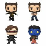Funko Marvel: POP! X-Men 20th Anniversary Collectors Set 1 - Wolverine in Jacket, Wolverine in Tanktop, Cyclops, Nightcrawler