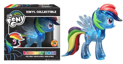 Funko My Little Pony: Rainbow Dash Vinyl Figure, Clear Glitter (SDCC Amazon Exclusive)