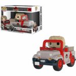 Park Vehicle: Jurassic Park x POP! Rides Vinyl Figure + 1 Classic Sci-fi & Horror Movies Trading Card Bundle [#039 / 26738]
