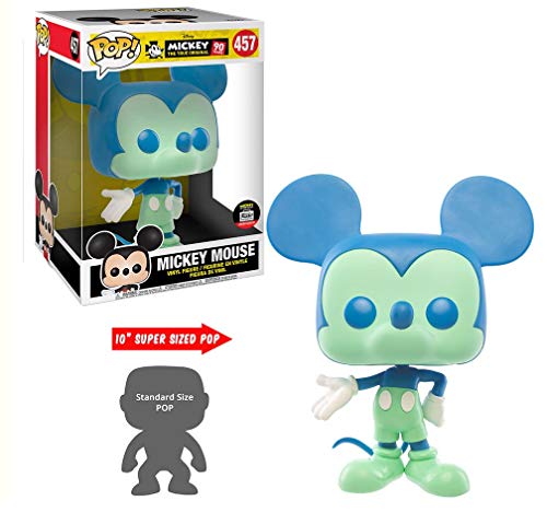 Funko Pop Mickey Mouse Blue/Green 10” Ten Inch Shop Exclusive Disney Rare