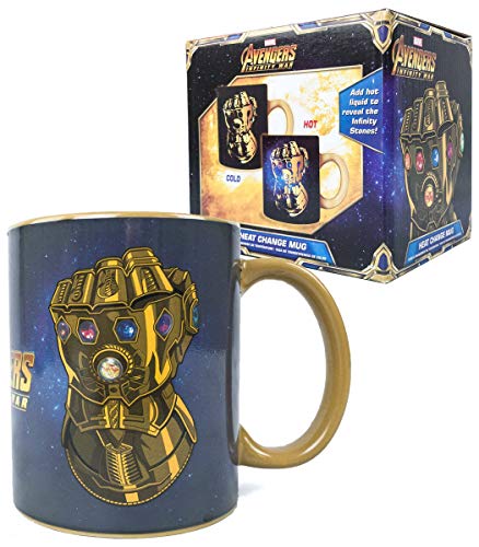Funko Infinity War Thanos Gauntlet Heat Changing Mug Cup Marvel Collector Corps