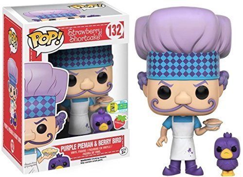 Funko Pop Strawberry Shortcake #132 Purple Pieman Berry Bird Summer Convention Exclusive