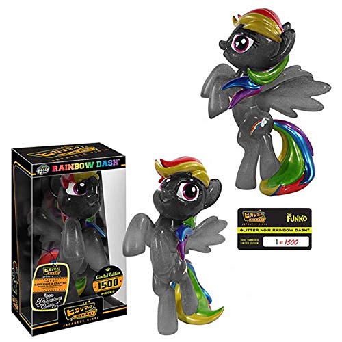 Glitter Noir Rainbow Dash Hikari Sofubi Figure by Hikari