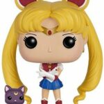 Funko POP Anime: Sailor Moon with Luna Action Figure,Multi,3.75 inches Funko POP Anime: Sailor Moon with Luna Action Figure,Multi,3.75 inches
