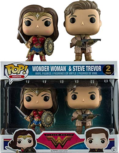 DC Wonder Woman Movie Funko POP! Movies Wonder Woman & Steve Trevor Exclusive Vinyl Figure