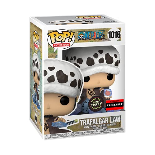 Funko Pop One Piece Trafalgar D. Water Law w/ Heart Chase Figure (AAA Anime Exclusive)