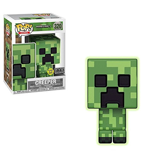 Funko POP! Games: Minecraft Creeper Glow in the Dark - FYE Exclusive