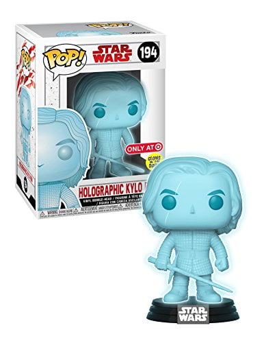 Funko POP! Star Wars Holographic Kylo Ren 194 Target Exclusive comes with Chalice Collectible Case