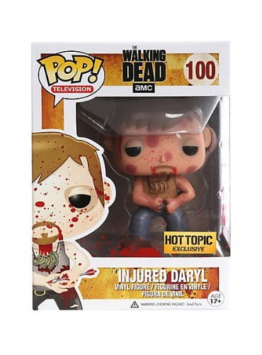 Rare The Walking Dead Pop! Television Bloody Injured Daryl EXCLUSIVE by FunKo