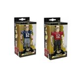 Funko Tom Brady (Tampa Bay Buccaneers & New England Patriots) Gold & Chase 5" NFL Combo (2) Funko Tom Brady (Tampa Bay Buccaneers & New England Patriots) Gold & Chase 5" NFL Combo (2)